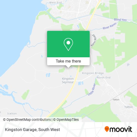 Kingston Garage map