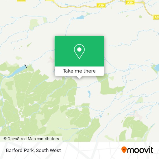 Barford Park map