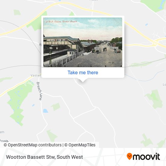 Wootton Bassett Stw map