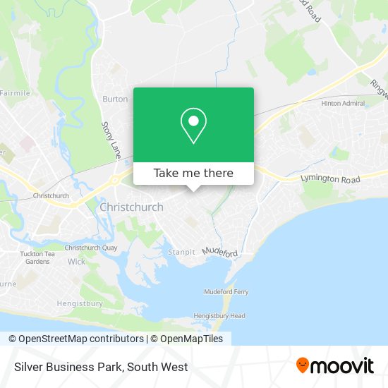 Silver Business Park map
