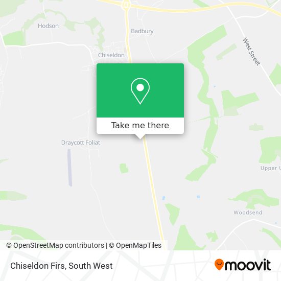 Chiseldon Firs map