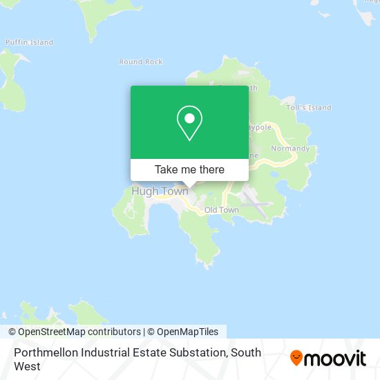 Porthmellon Industrial Estate Substation map