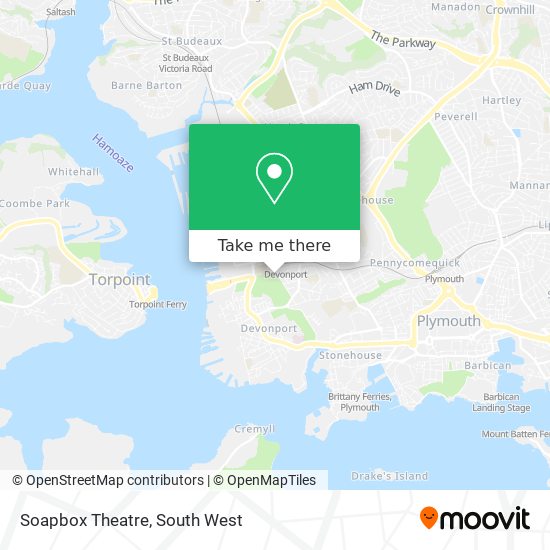 Soapbox Theatre map
