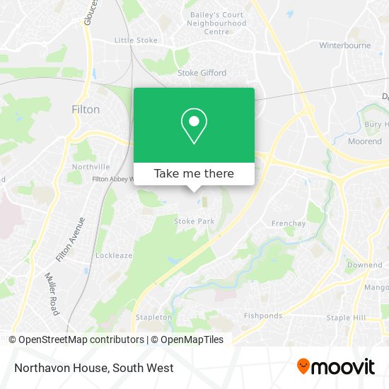 Northavon House map