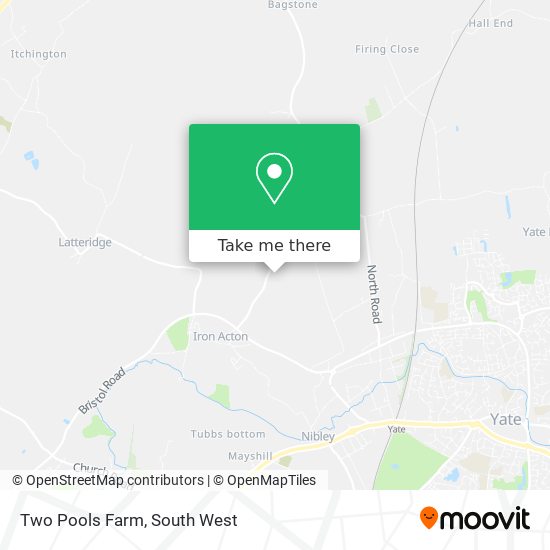 Two Pools Farm map