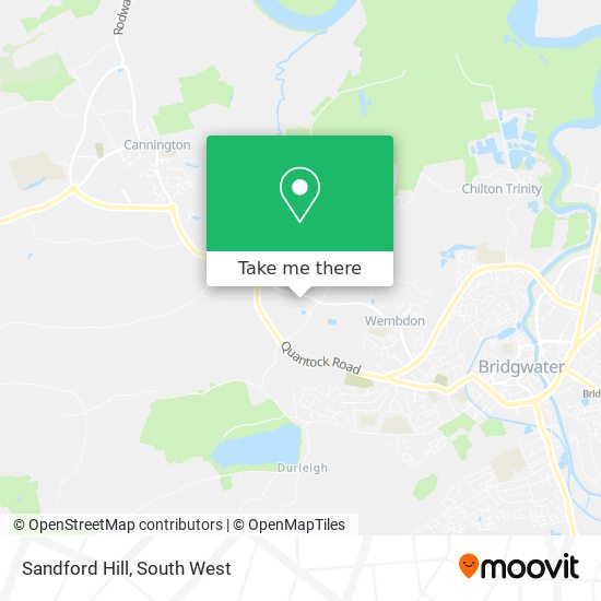 Sandford Hill map