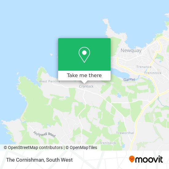 The Cornishman map