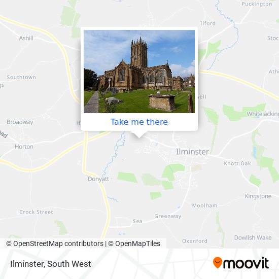 Ilminster map