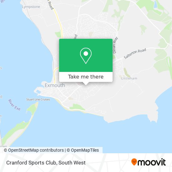 Cranford Sports Club map