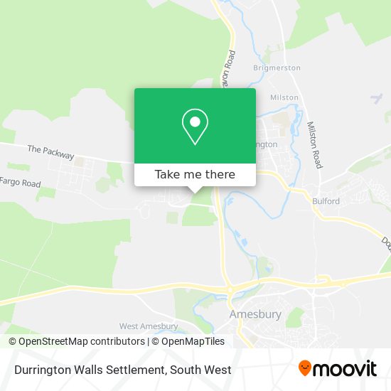 Durrington Walls Settlement map