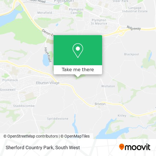 Sherford Country Park map