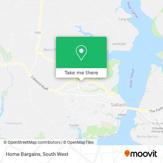 Home Bargains map