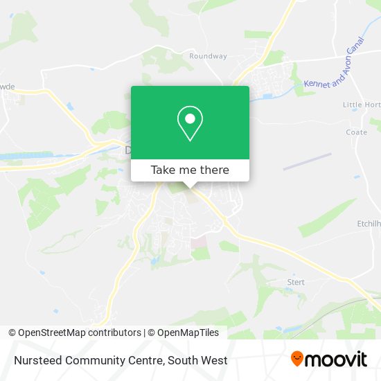 Nursteed Community Centre map