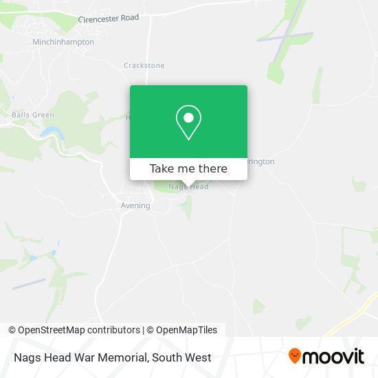 Nags Head War Memorial map