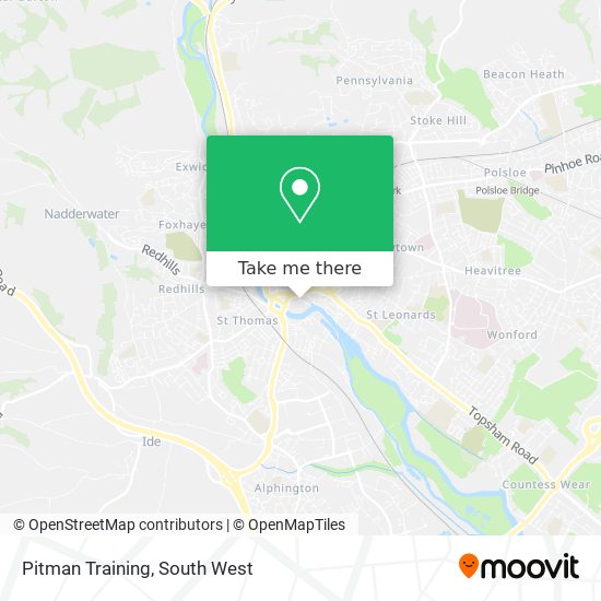 Pitman Training map