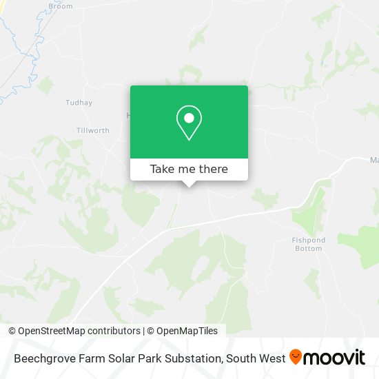 Beechgrove Farm Solar Park Substation map