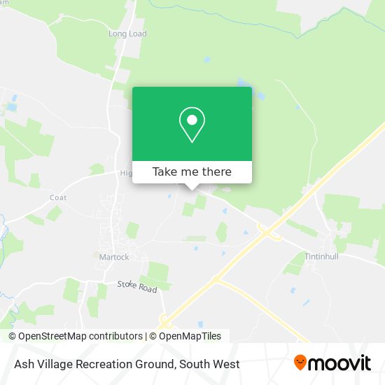 Ash Village Recreation Ground map