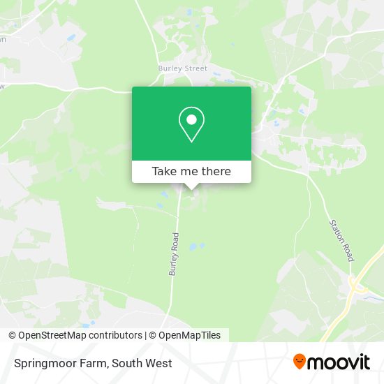 Springmoor Farm map
