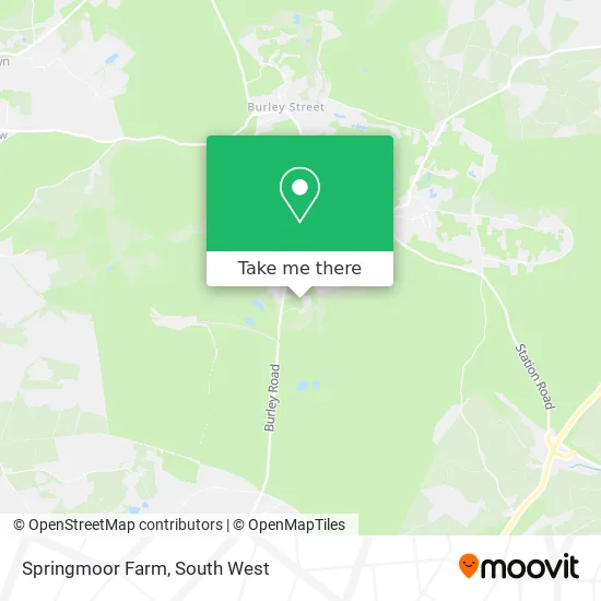 Springmoor Farm map