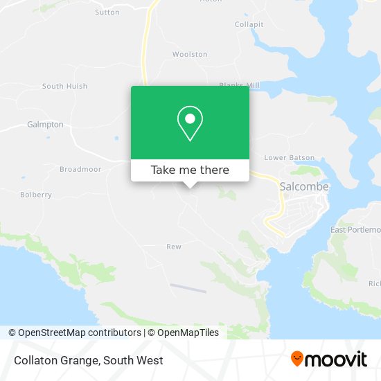 Collaton Grange map