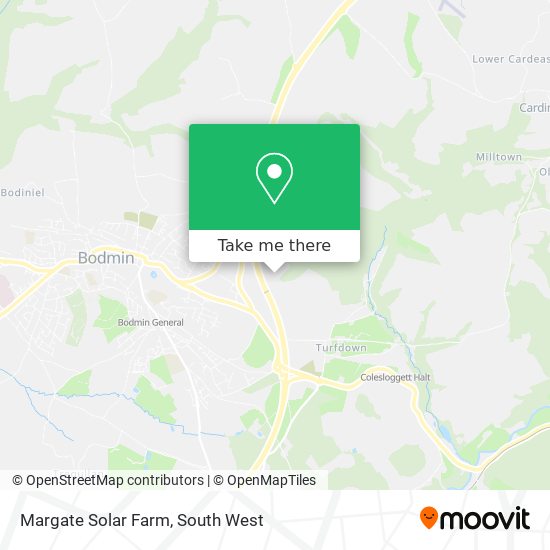 Margate Solar Farm map