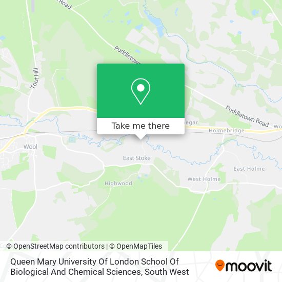 Queen Mary University Of London School Of Biological And Chemical Sciences map