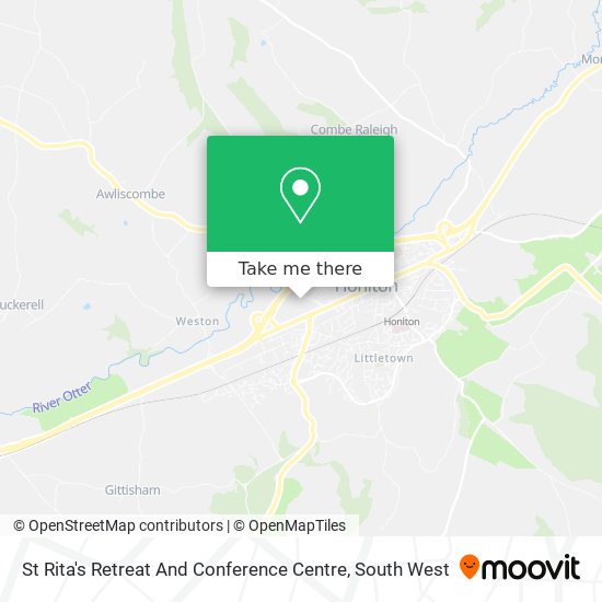St Rita's Retreat And Conference Centre map