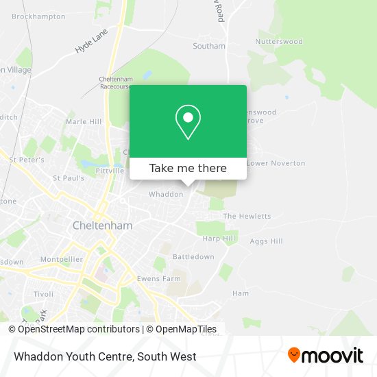 Whaddon Youth Centre map