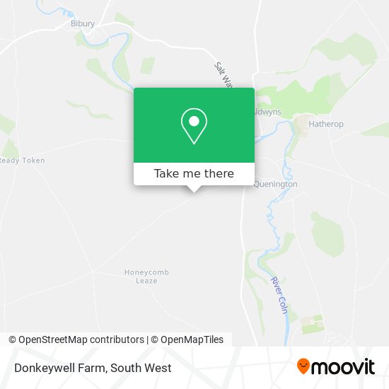 Donkeywell Farm map