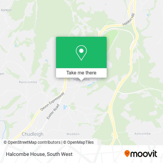 Halcombe House map