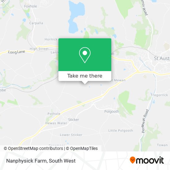 Nanphysick Farm map