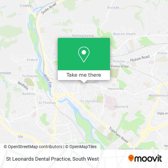 St Leonards Dental Practice map