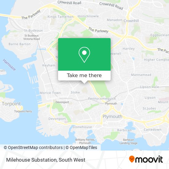 Milehouse Substation map