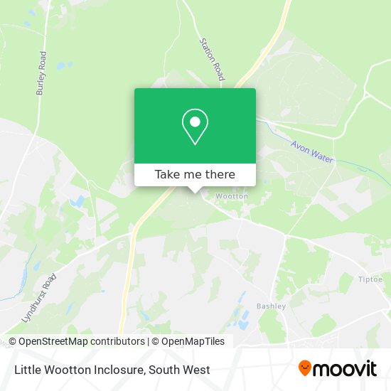 Little Wootton Inclosure map