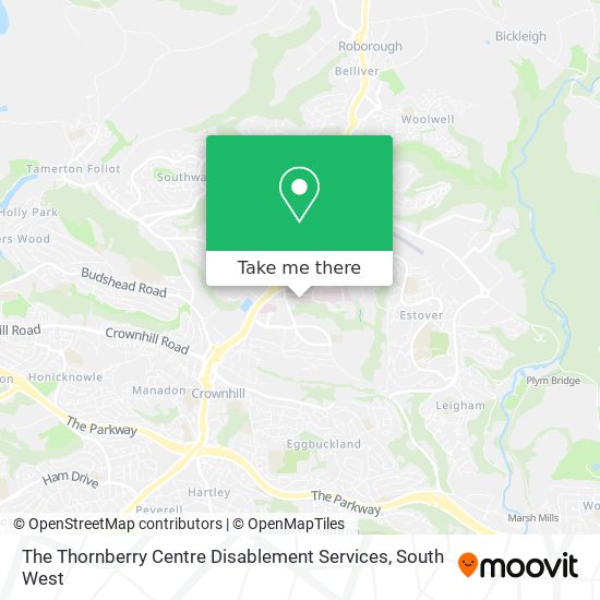 The Thornberry Centre Disablement Services map