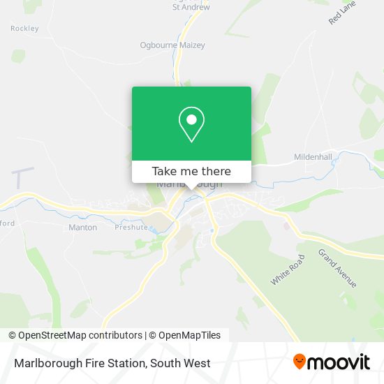 Marlborough Fire Station map