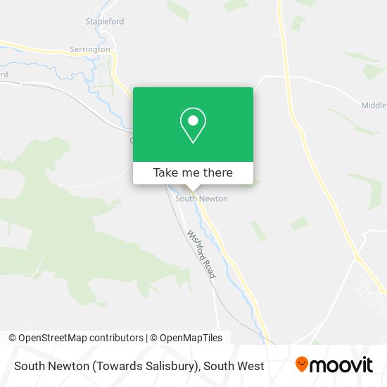 South Newton (Towards Salisbury) map