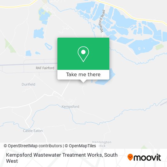 Kempsford Wastewater Treatment Works map