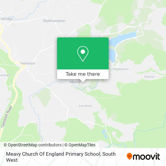 Meavy Church Of England Primary School map