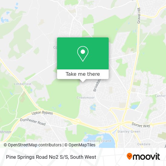 Pine Springs Road No2 S/S map