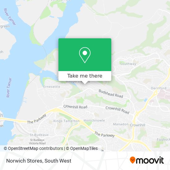 Norwich Stores map