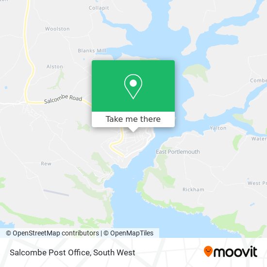 Salcombe Post Office map