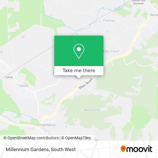 Millennium Gardens map