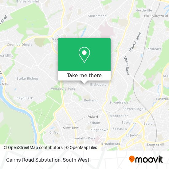 Cairns Road Substation map