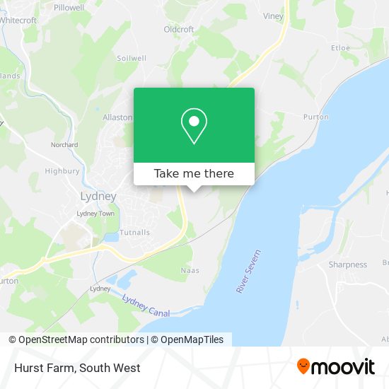 Hurst Farm map