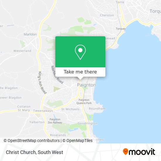 Christ Church map