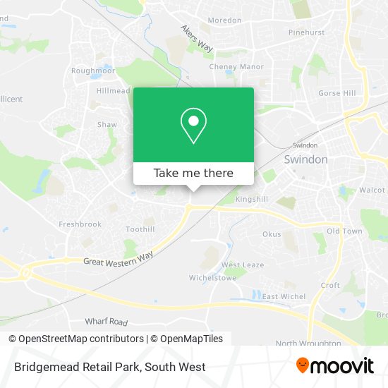 Bridgemead Retail Park map