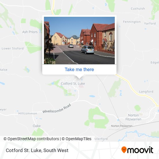 Cotford St. Luke map