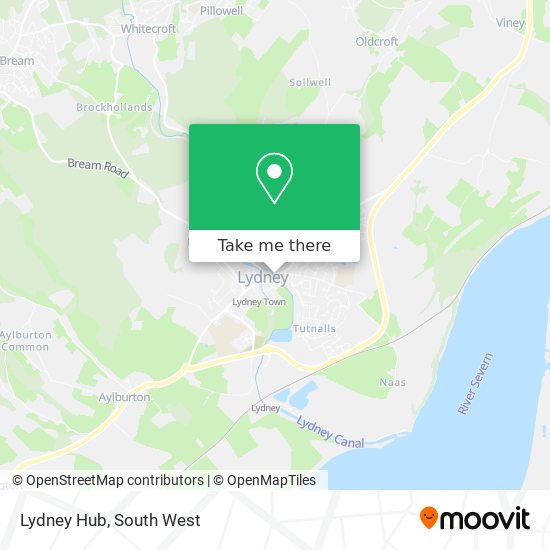 Lydney Hub map