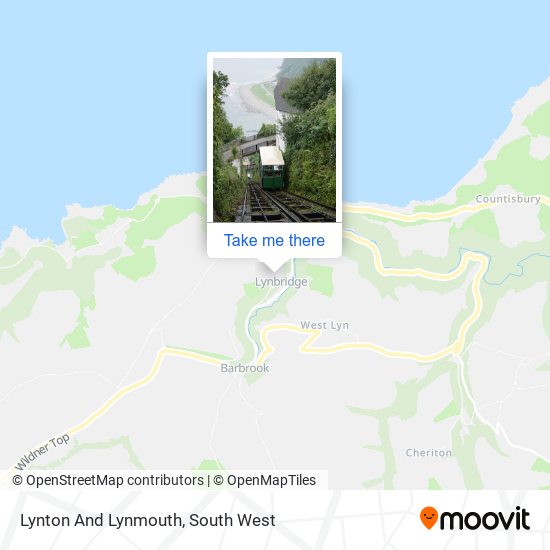 Lynton And Lynmouth map